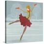 Beautiful Ice Skater-Milovelen-Stretched Canvas