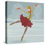 Beautiful Ice Skater-Milovelen-Stretched Canvas