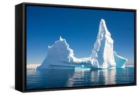 Beautiful Iceberg, Antarctica-juancat-Framed Stretched Canvas