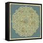 Beautiful Indian Ornament-transiastock-Framed Stretched Canvas