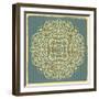 Beautiful Indian Ornament-transiastock-Framed Art Print