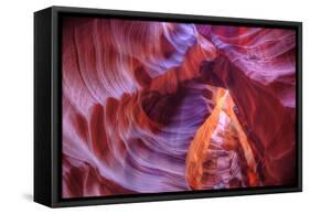 Beautiful Inner Earth, Antelope Canyon, Arizona-Vincent James-Framed Stretched Canvas