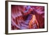 Beautiful Inner Earth, Antelope Canyon, Arizona-Vincent James-Framed Photographic Print