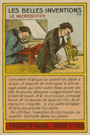 Beautiful Inventions Card, Microscope Giclee Print | AllPosters.com