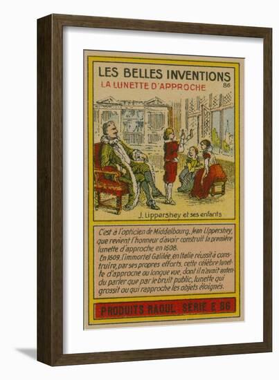 Beautiful Inventions Card, Telescope-null-Framed Giclee Print