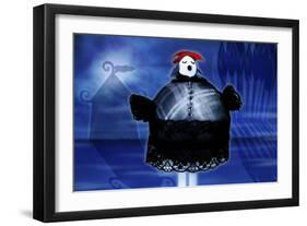 Beautiful Lady Sings-Carrie Webster-Framed Giclee Print