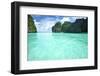 Beautiful Lagoon at Phi Phi Ley Island, the Exact Place Where the Beach Movie Was Filmed-haveseen-Framed Photographic Print
