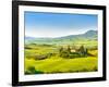 Beautiful Landscape in Tuscany, Italy-sborisov-Framed Photographic Print