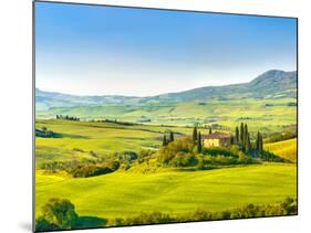 Beautiful Landscape in Tuscany, Italy-sborisov-Mounted Photographic Print