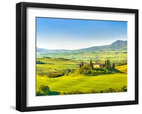 Beautiful Landscape in Tuscany, Italy-sborisov-Framed Photographic Print