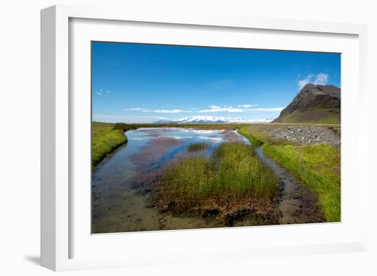 Beautiful Landscape, River in Wild Iceland-Luis Louro-Framed Photographic Print
