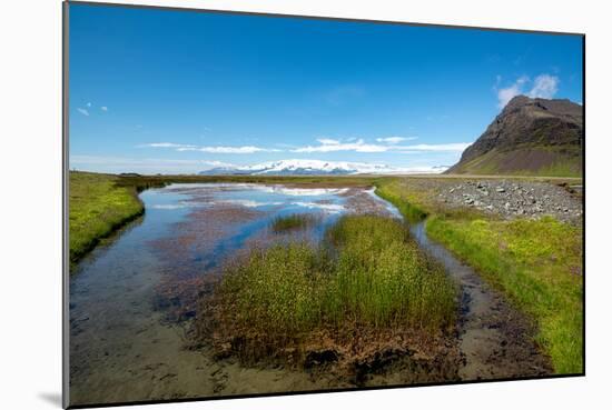 Beautiful Landscape, River in Wild Iceland-Luis Louro-Mounted Photographic Print