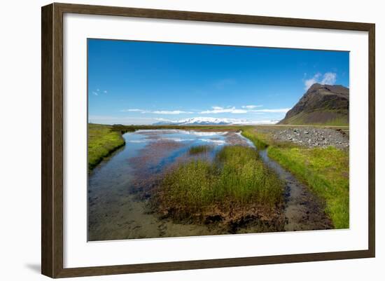 Beautiful Landscape, River in Wild Iceland-Luis Louro-Framed Photographic Print