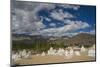 Beautiful Landscape with a Lot of Stupas near Shey-Guido Cozzi-Mounted Photographic Print