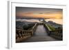 Beautiful Landscape with a View to the City, Mountains and an Empty Visitation Area Seen from Chris-Vitor Marigo-Framed Photographic Print