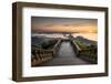 Beautiful Landscape with a View to the City, Mountains and an Empty Visitation Area Seen from Chris-Vitor Marigo-Framed Photographic Print