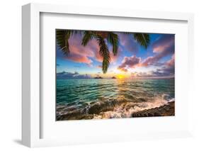 Beautiful Lanikai, Kailua Sunrise in Hawaii-Shane Myers Photography-Framed Photographic Print