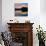 Beautiful Lenticular Clouds Drift over Fisrt Vermillion Lake to Rest onTop of Mt Rundle-Joao Maia-Photographic Print displayed on a wall