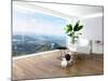 Beautiful Light Living Room Interior with Nice Furniture-PlusONE-Mounted Photographic Print