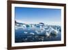 Beautiful little icebergs, Hope Bay, Antarctica, Polar Regions-Michael Runkel-Framed Photographic Print