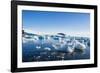 Beautiful little icebergs, Hope Bay, Antarctica, Polar Regions-Michael Runkel-Framed Photographic Print