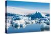 Beautiful little icebergs, Hope Bay, Antarctica, Polar Regions-Michael Runkel-Stretched Canvas