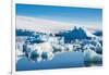 Beautiful little icebergs, Hope Bay, Antarctica, Polar Regions-Michael Runkel-Framed Photographic Print