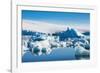 Beautiful little icebergs, Hope Bay, Antarctica, Polar Regions-Michael Runkel-Framed Photographic Print