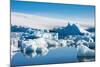 Beautiful little icebergs, Hope Bay, Antarctica, Polar Regions-Michael Runkel-Mounted Photographic Print