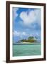 Beautiful little islet in the lagoon of Wallis, Wallis and Futuna, Pacific-Michael Runkel-Framed Photographic Print