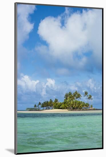 Beautiful little islet in the lagoon of Wallis, Wallis and Futuna, Pacific-Michael Runkel-Mounted Photographic Print