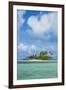 Beautiful little islet in the lagoon of Wallis, Wallis and Futuna, Pacific-Michael Runkel-Framed Photographic Print