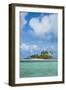 Beautiful little islet in the lagoon of Wallis, Wallis and Futuna, Pacific-Michael Runkel-Framed Photographic Print