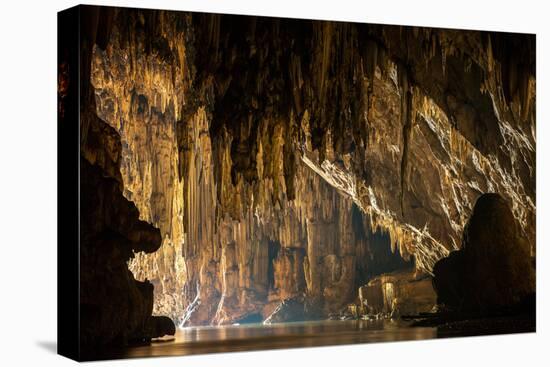 Beautiful Lod Cave in Sappong, Northern Thailand-mazzzur-Stretched Canvas