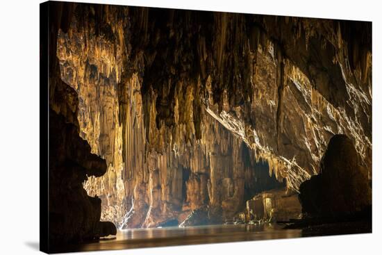 Beautiful Lod Cave in Sappong, Northern Thailand-mazzzur-Stretched Canvas