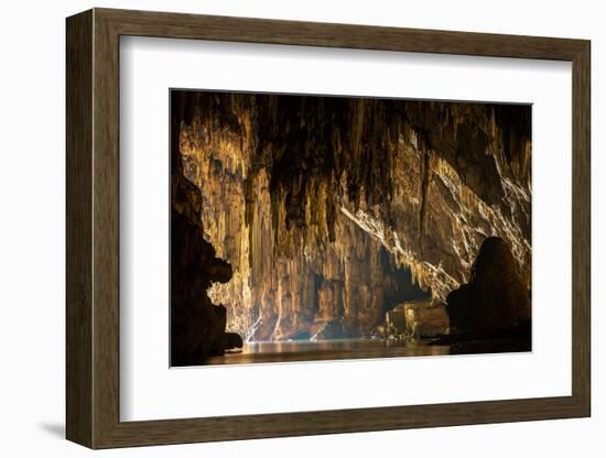 Beautiful Lod Cave in Sappong, Northern Thailand-mazzzur-Framed Photographic Print