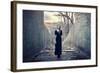 Beautiful Lonely Girl in Long Dress-Gladkov-Framed Photographic Print