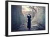 Beautiful Lonely Girl in Long Dress-Gladkov-Framed Photographic Print