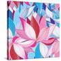 Beautiful Lotus Flower Pattern-Tatiana Korchemkina-Stretched Canvas