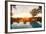 Beautiful Luxury Home with Swimming Pool at Sunset-EpicStockMedia-Framed Photographic Print