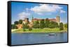 Beautiful Medieval Wawel Castle, Cracow, Poland-mffoto-Framed Stretched Canvas