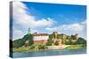 Beautiful Medieval Wawel Castle, Cracow, Poland-mffoto-Stretched Canvas