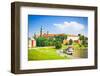 Beautiful Medieval Wawel Castle, Cracow, Poland-mffoto-Framed Photographic Print