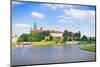 Beautiful Medieval Wawel Castle, Cracow, Poland-mffoto-Mounted Photographic Print