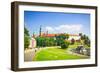 Beautiful Medieval Wawel Castle, Cracow, Poland-mffoto-Framed Photographic Print