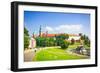 Beautiful Medieval Wawel Castle, Cracow, Poland-mffoto-Framed Photographic Print