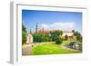 Beautiful Medieval Wawel Castle, Cracow, Poland-mffoto-Framed Photographic Print