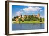 Beautiful Medieval Wawel Castle, Cracow, Poland-mffoto-Framed Photographic Print