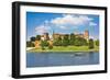 Beautiful Medieval Wawel Castle, Cracow, Poland-mffoto-Framed Photographic Print