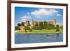 Beautiful Medieval Wawel Castle, Cracow, Poland-mffoto-Framed Photographic Print